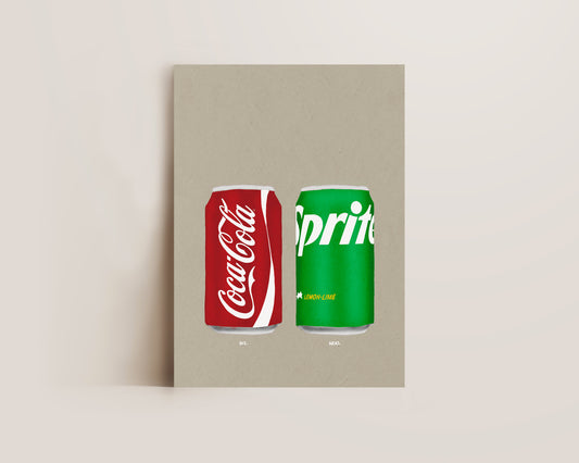 Coke & Sprite Print