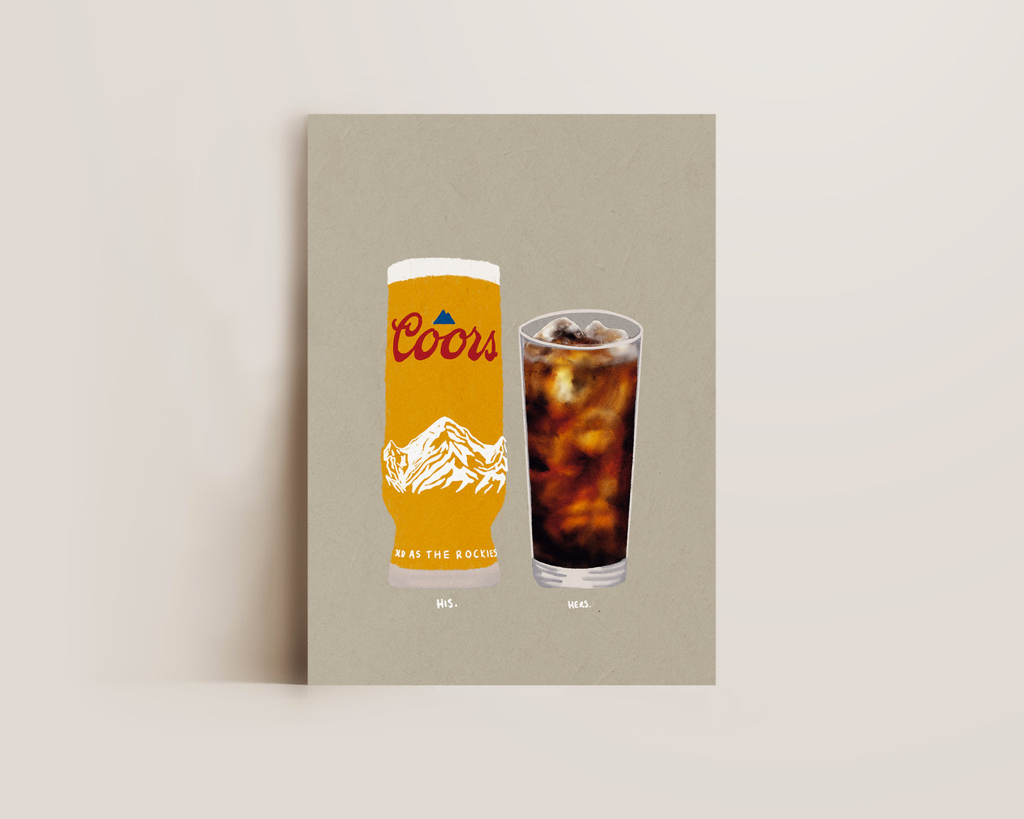 Coors & Malibu Coke Print