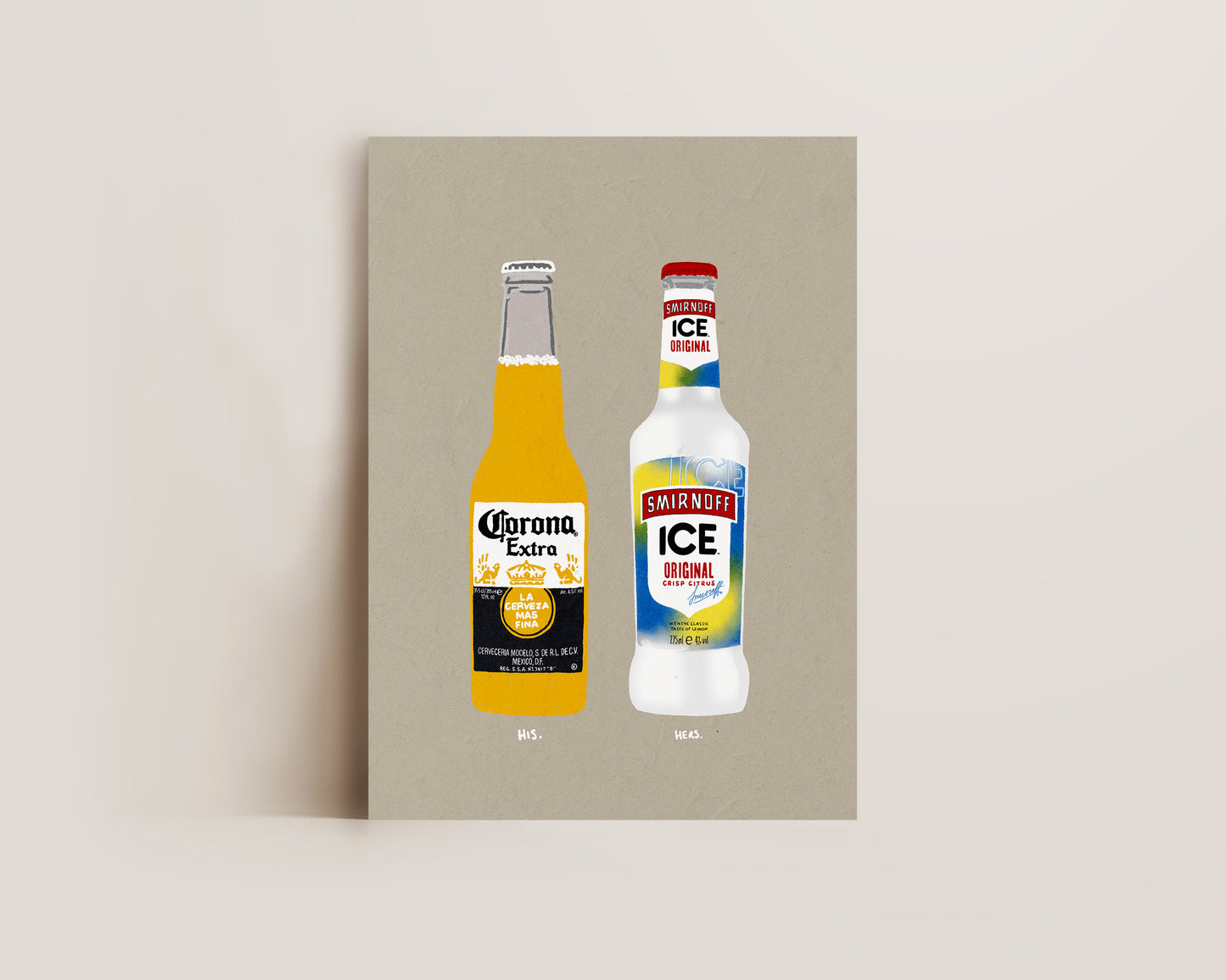 Corona & Smirnoff Ice Print