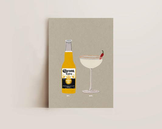 Corona & Spicy Marg Print