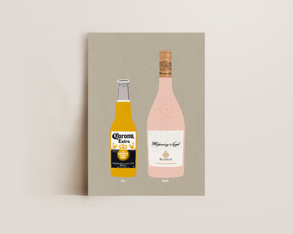 Corona & Whispering Angel Print
