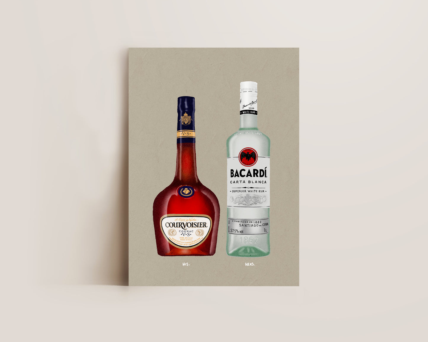 Courvoisier & Bacardi Print