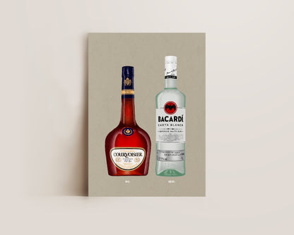 Courvoisier & Bacardi Print