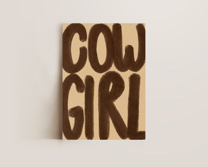Cowgirl Print