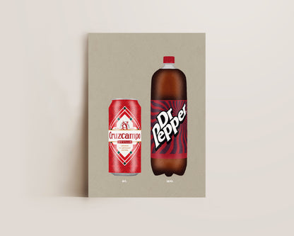 Cruzcampo & Dr Pepper Print
