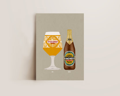 Cruzcampo & Magners Print