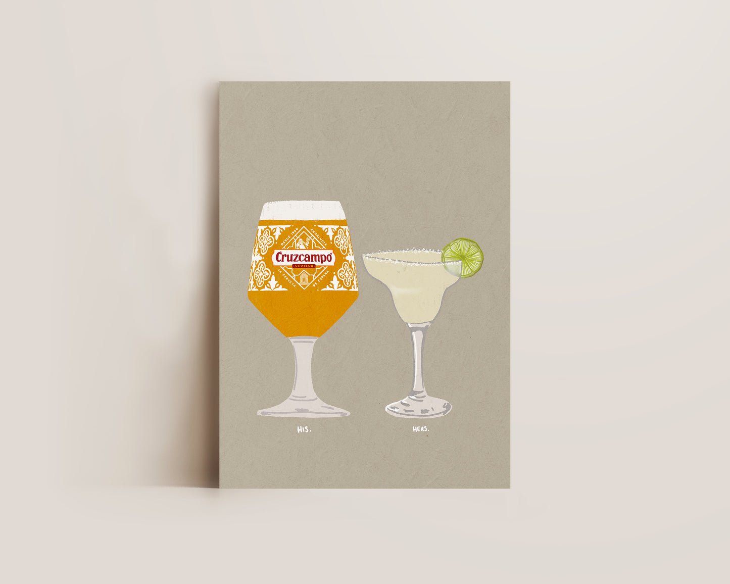 Cruzcampo & Margarita Print