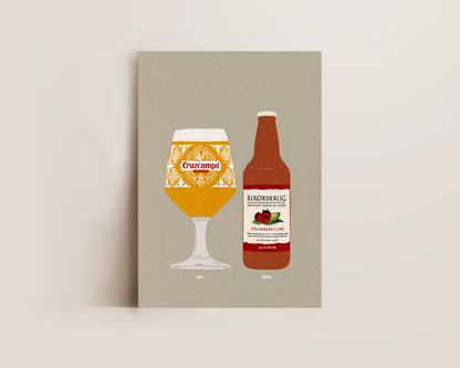 Cruzcampo & Rekorderlig Print
