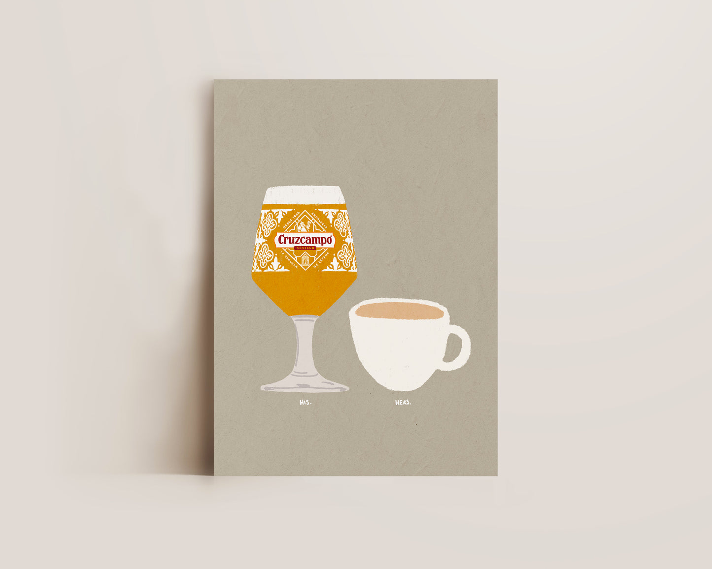 Cruzcampo & Cup Of Tea Print