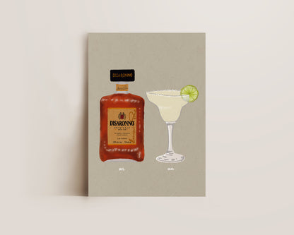Disaronno & Margarita Print