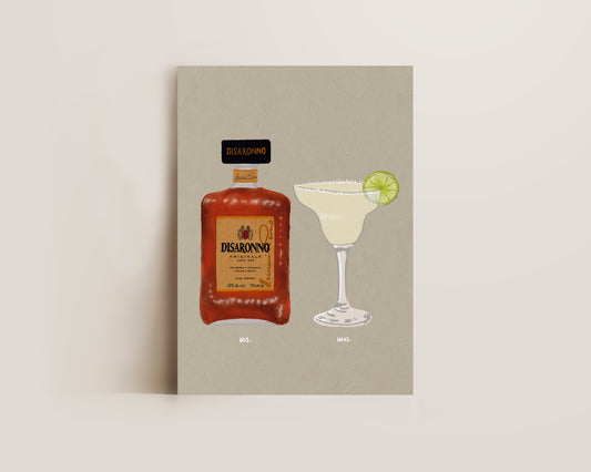 Disaronno & Margarita Print