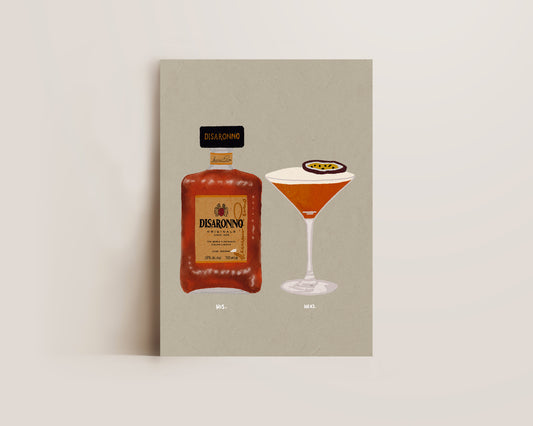 Disaronno & Pornstar Martini Print