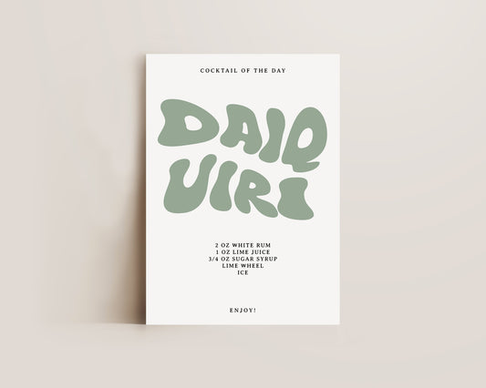 Daiquiri Recipe Print