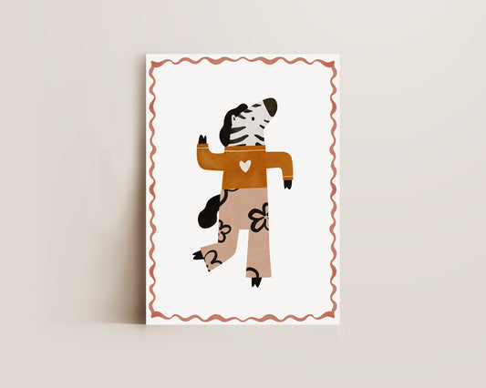 Dancing Zebra Print