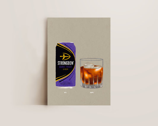 Strongbow Dark Fruits & Black Russian Print