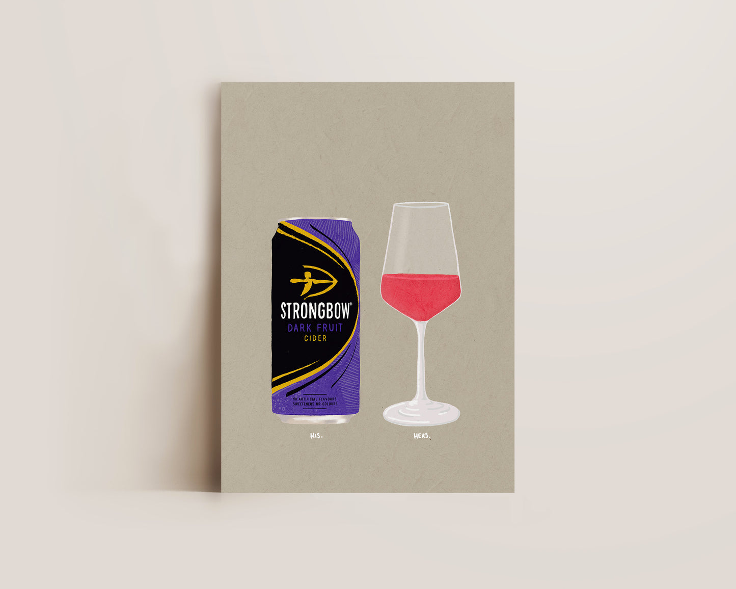 Strongbow Dark Fruits & Rose Print