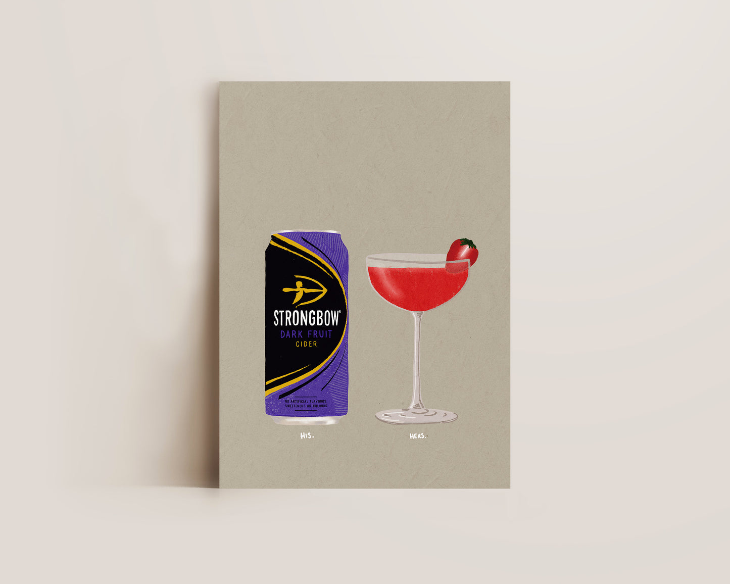Strongbow Dark Fruits & Strawberry Daiquiri Print