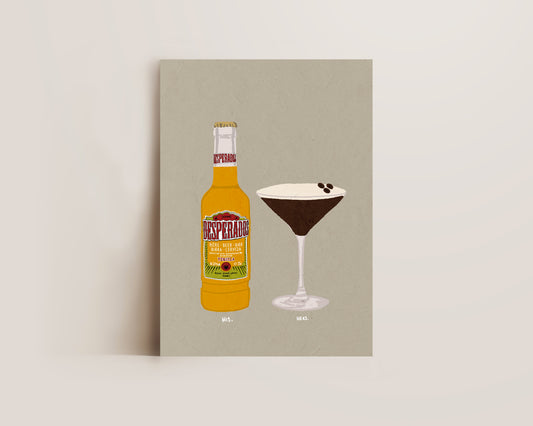 Desperados & Espresso Martini Print