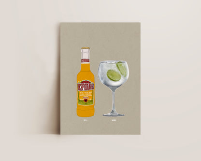 Desperados & Gin & Tonic Print