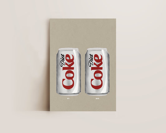 Diet Coke & Diet Coke Print