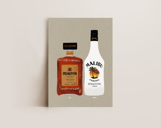 Disaronno & Malibu Print