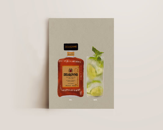 Disaronno & Mojito Print