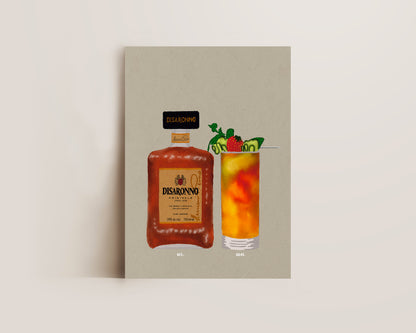 Disaronno & Pimms Print