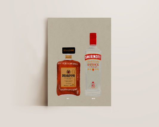 Disaronno & Smirnoff Vodka Print