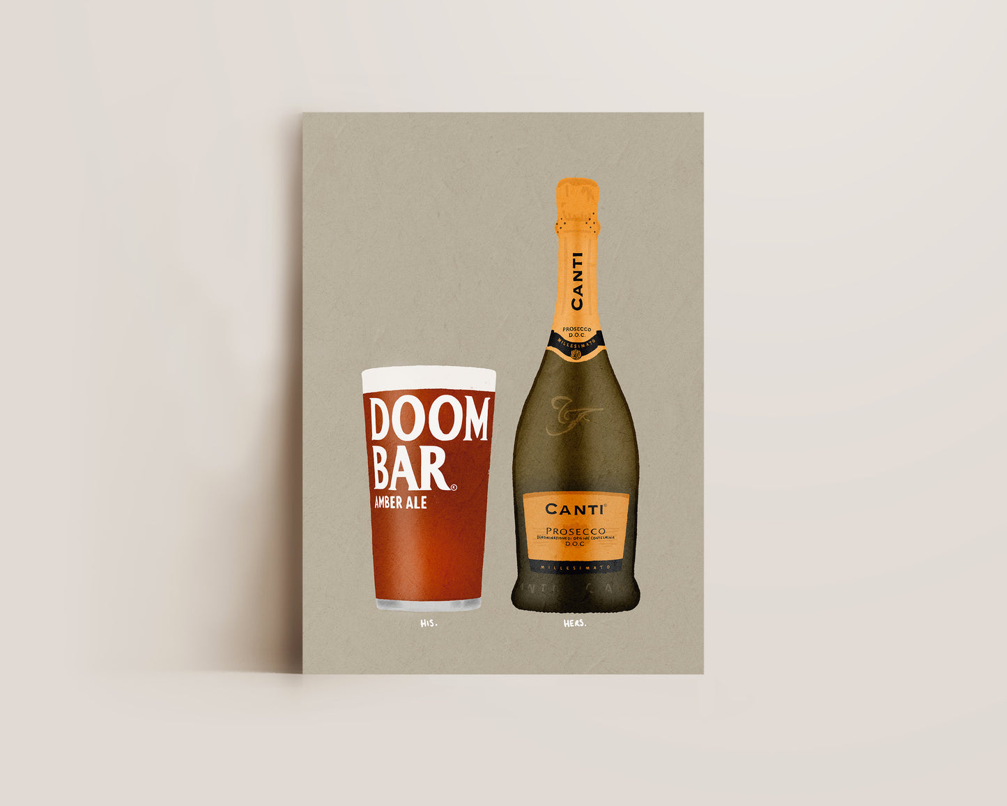 Doom Bar & Canti Prosecco Print