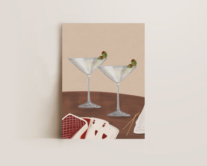 Dirty Martini Date Night Print