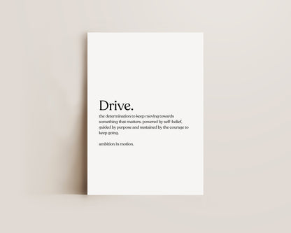 Drive Definition Print