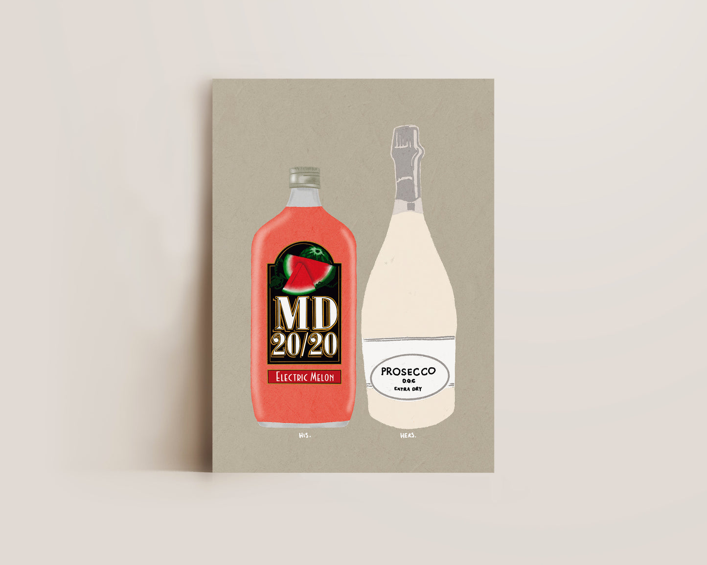 Electric Melon MD & Prosecco Print