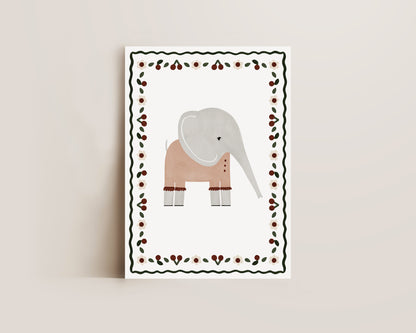Baby Elephant Print
