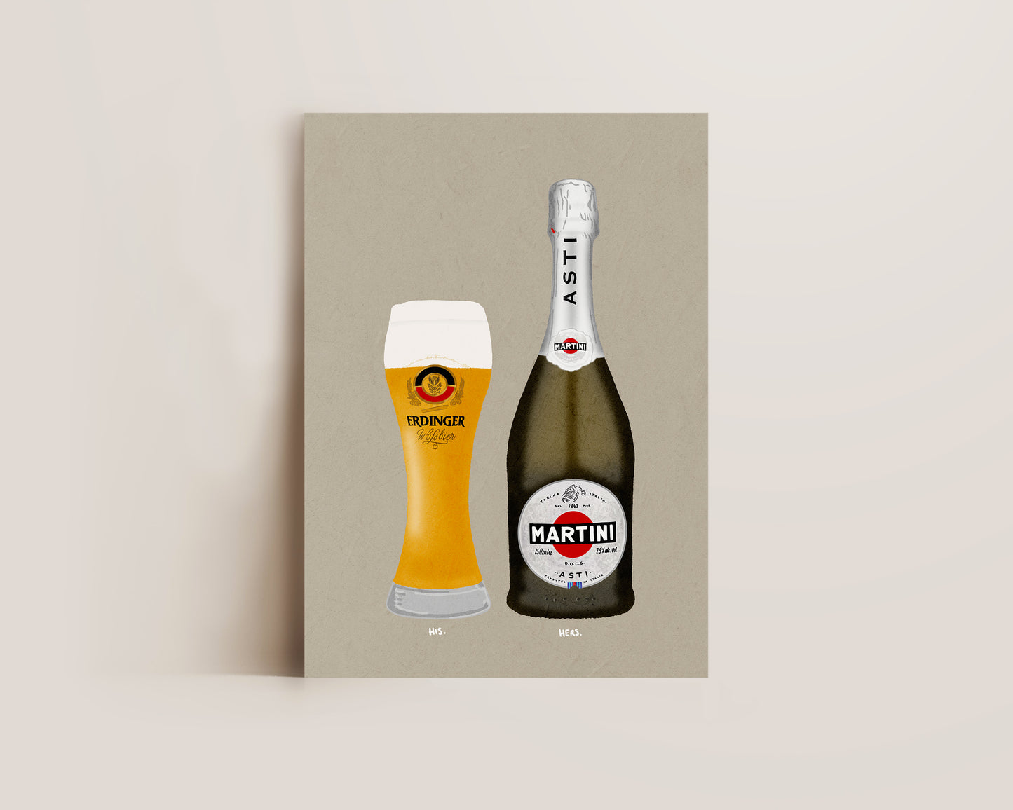Erdinger & Asti Print