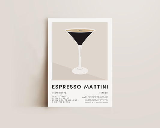 Espresso Martini Print