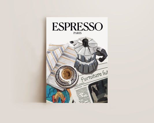 Paris Espresso Print