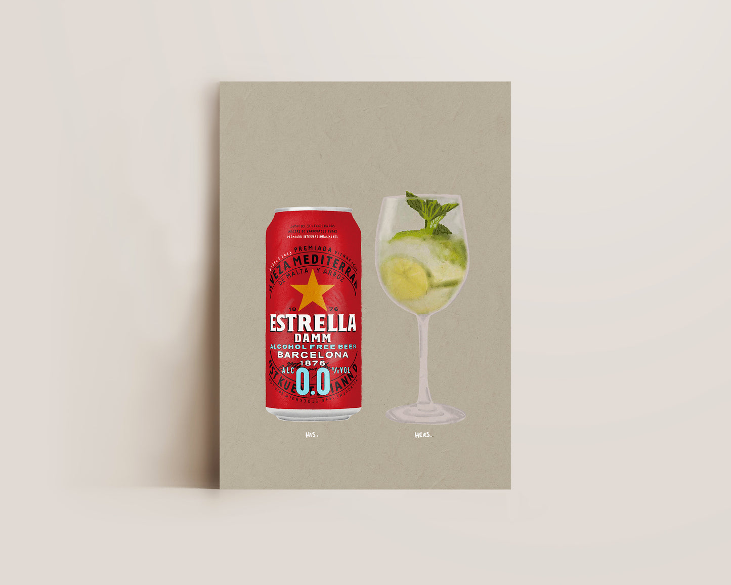 Estrella 0.0% & Hugo Spritz Print