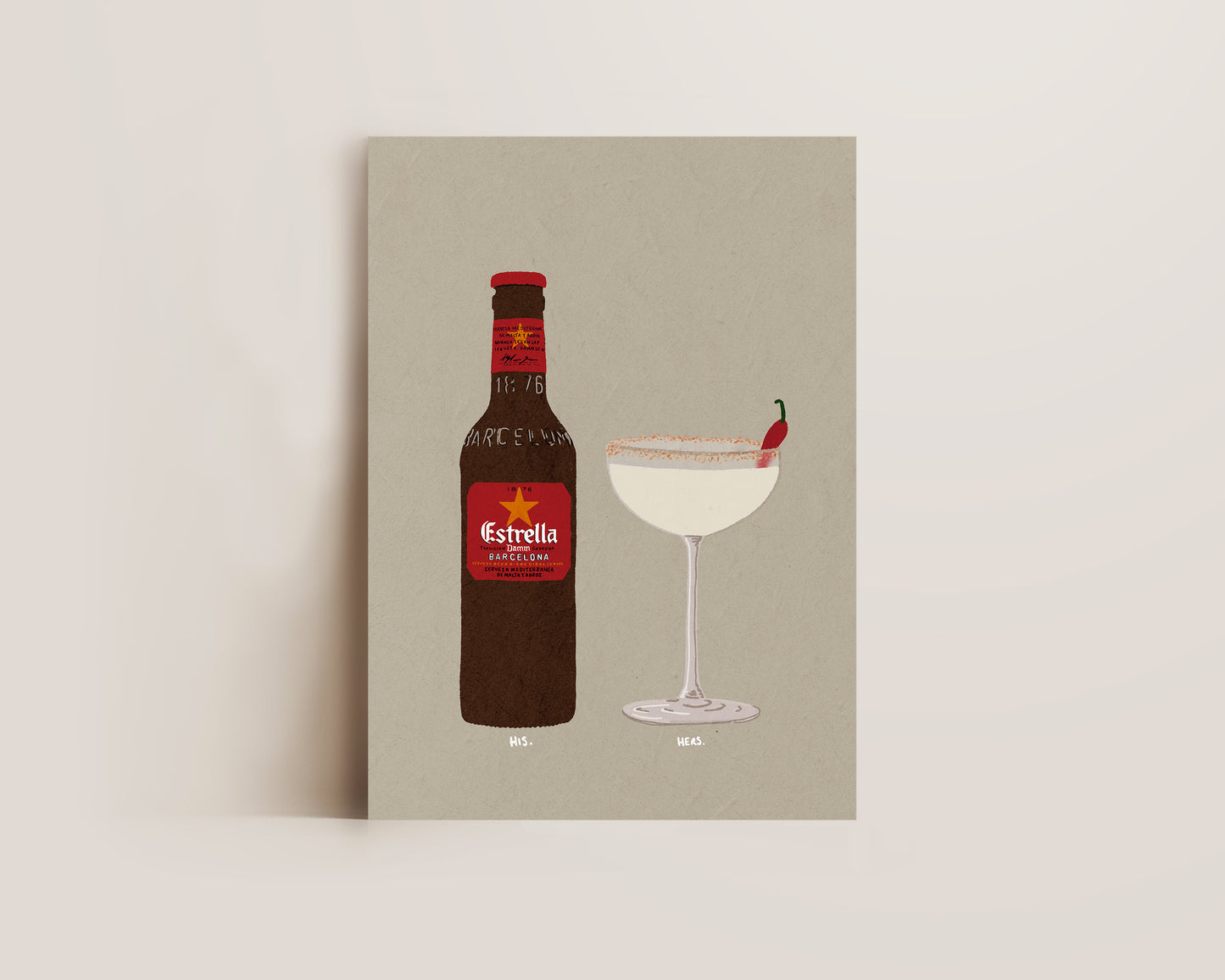 Estrella Bottle & Spicy Marg Print