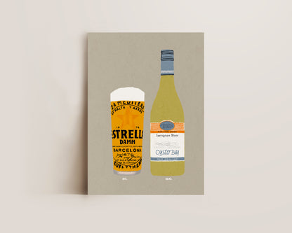 Estrella & Oyster Bay Print