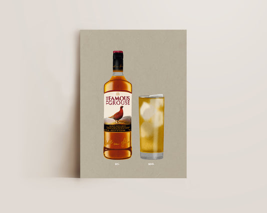 Famous Grouse & Vodka Redbull Print