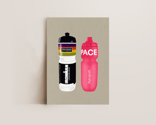His & Hers Water Bottles Print