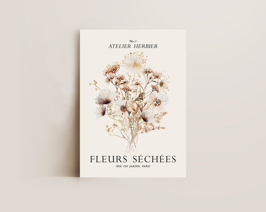 Fleurs Sechees Print