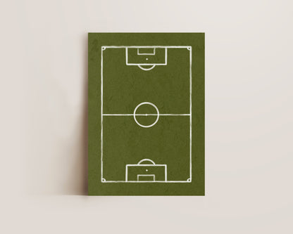Football Pitch Print