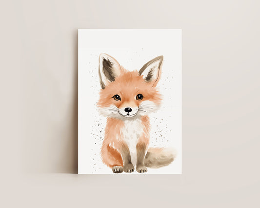 Baby Fox Print