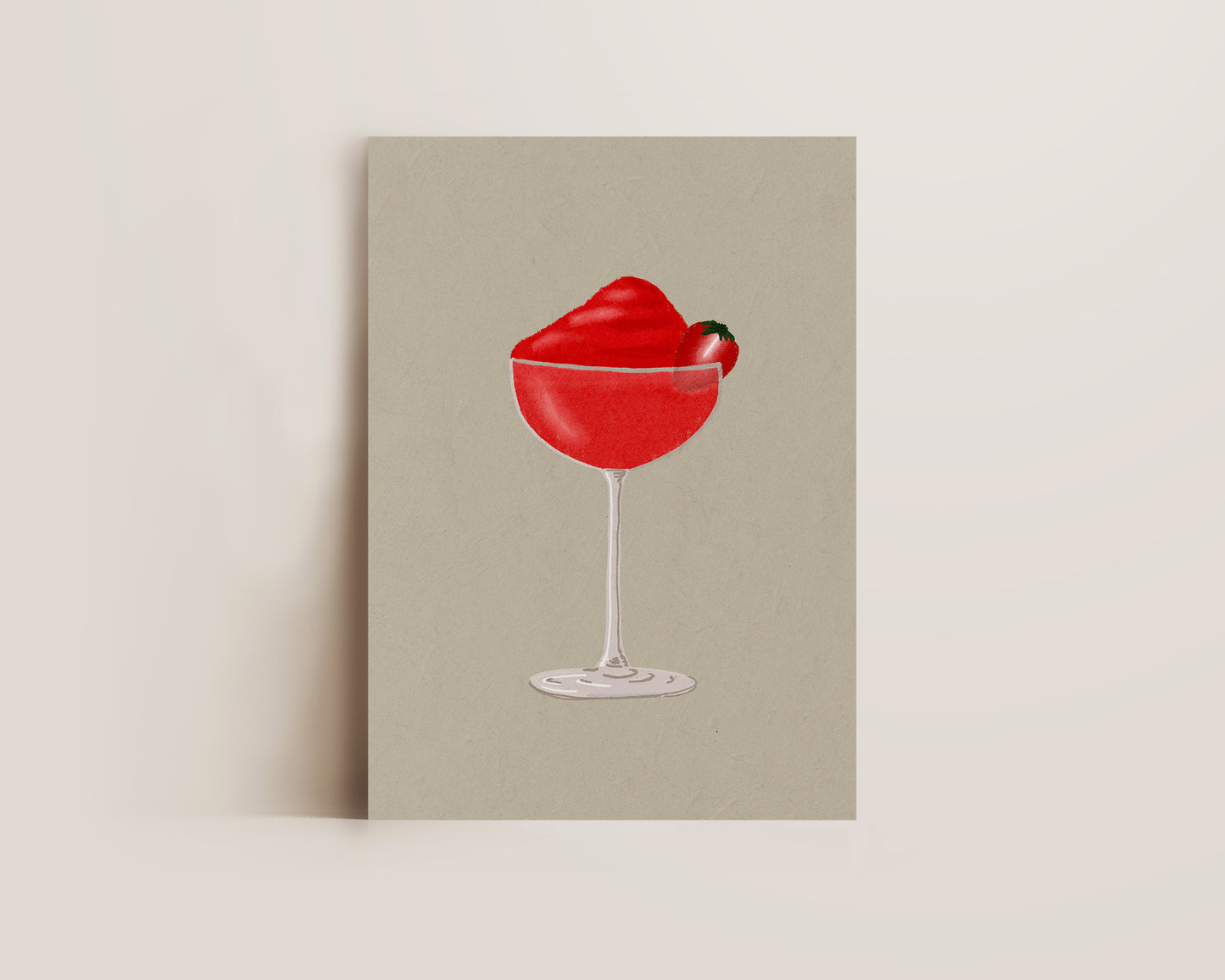 Frozen Strawberry Daiquiri Print