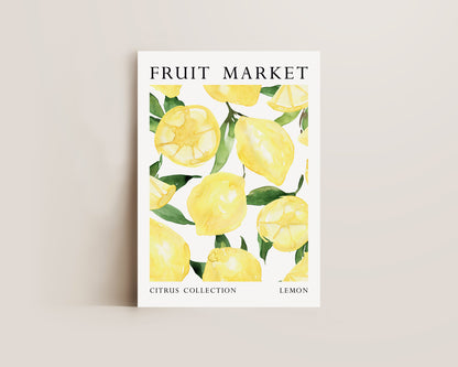 Fruit Market Lemon Print