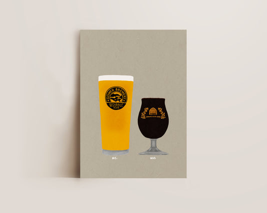 Gower Ale & Vault City Print