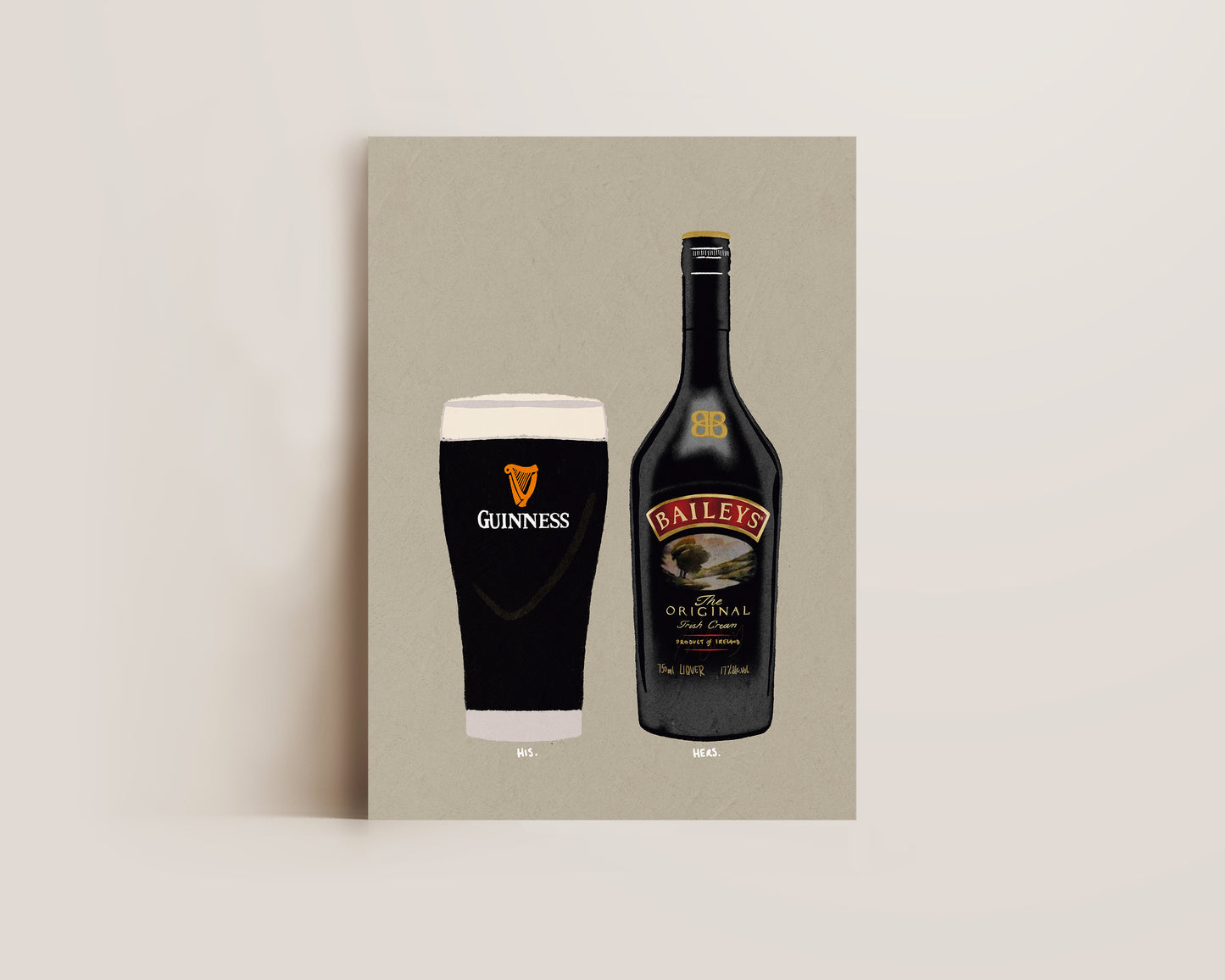 Guinness & Baileys Print