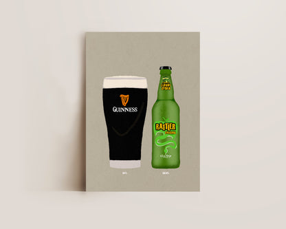 Guinness & Rattler Print
