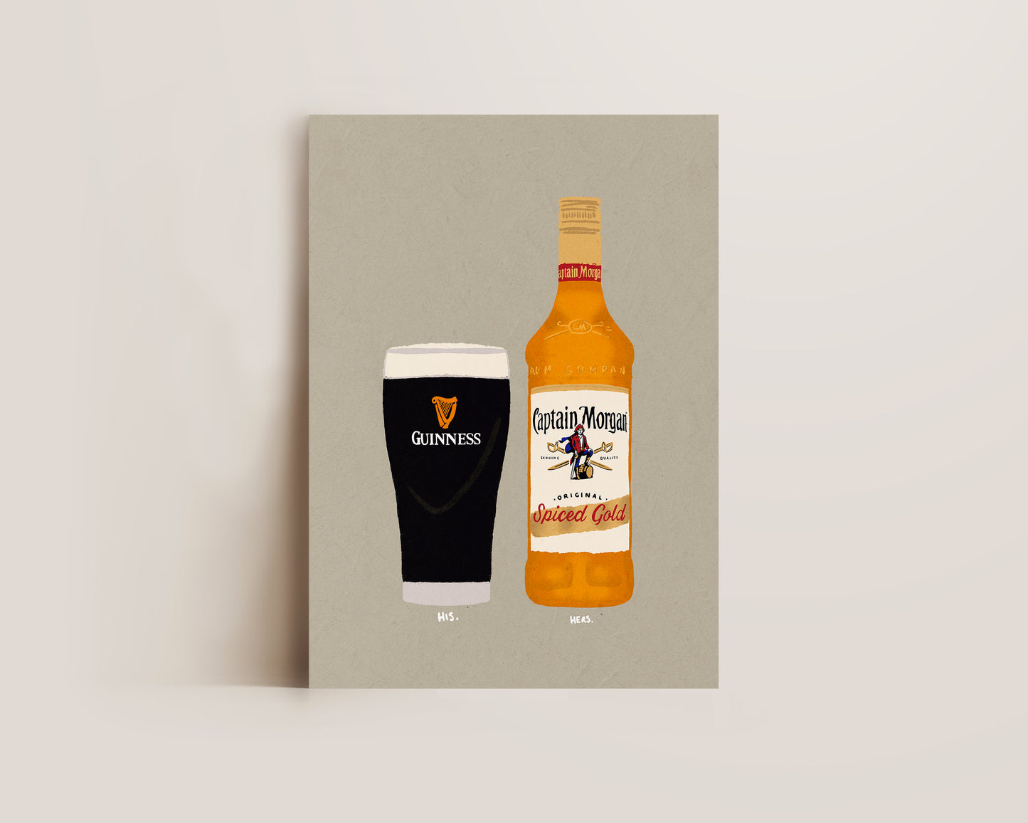Guinness & Spiced Rum Print